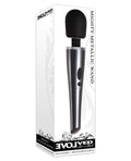 Evolved Mighty Metallic Wand Vibrator - Gray/Black