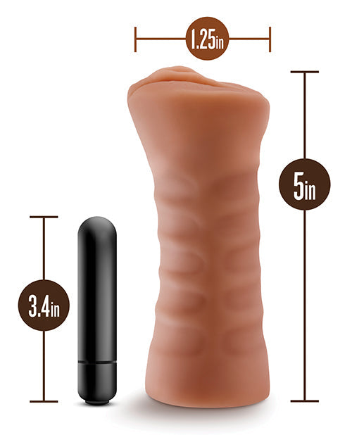 Blush M for Men Julieta Realistic Stroker - Mocha