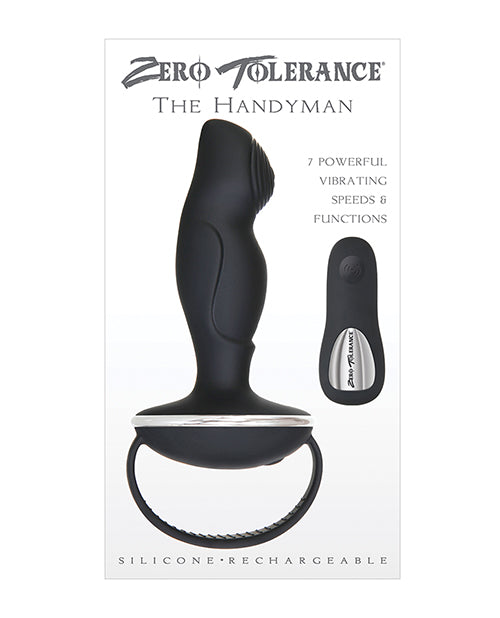 Zero Tolerance Handyman Prostate Massager - Black