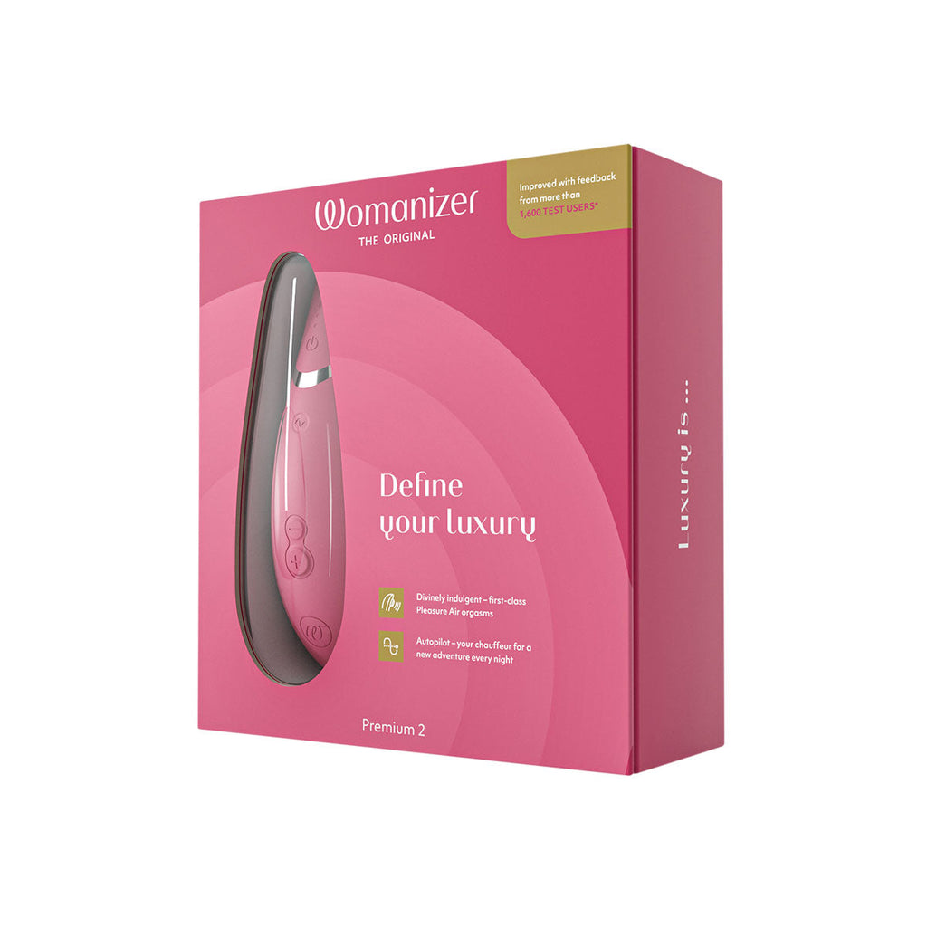 Womanizer Premium 2 Clit Sucker - Raspberry