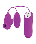 Suction & Vibro Bullets - Fuchsia