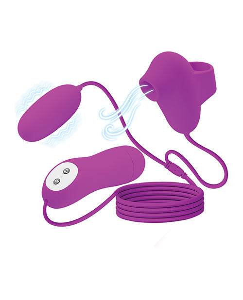 Suction & Vibro Bullets - Fuchsia