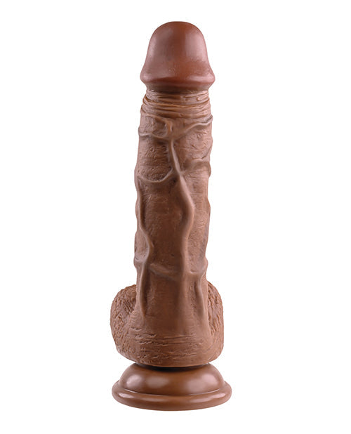 Evolved 8" Dildo with balls - Dark