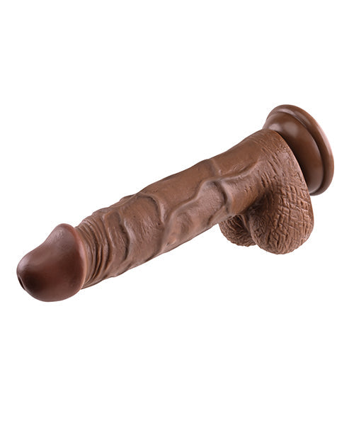 Evolved 8" Dildo with balls - Dark