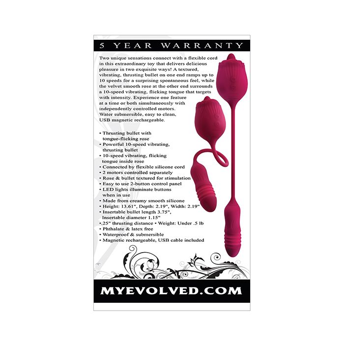 Evolved Wild Rose Vibrator - Red