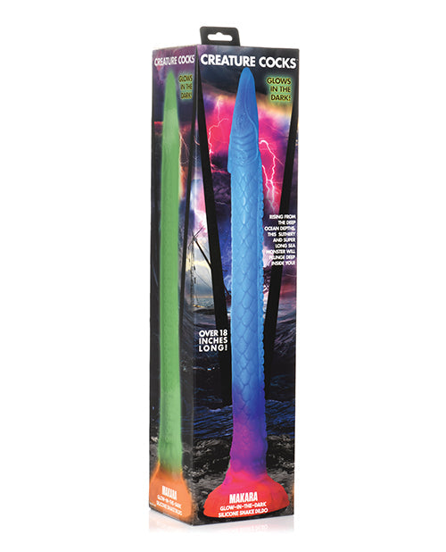 Creature Cocks Makara Glow In The Dark Snake Dildo