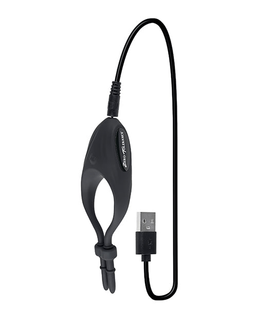 Zero Tolerance Perfect Fit Vibrating Cock Ring - Black