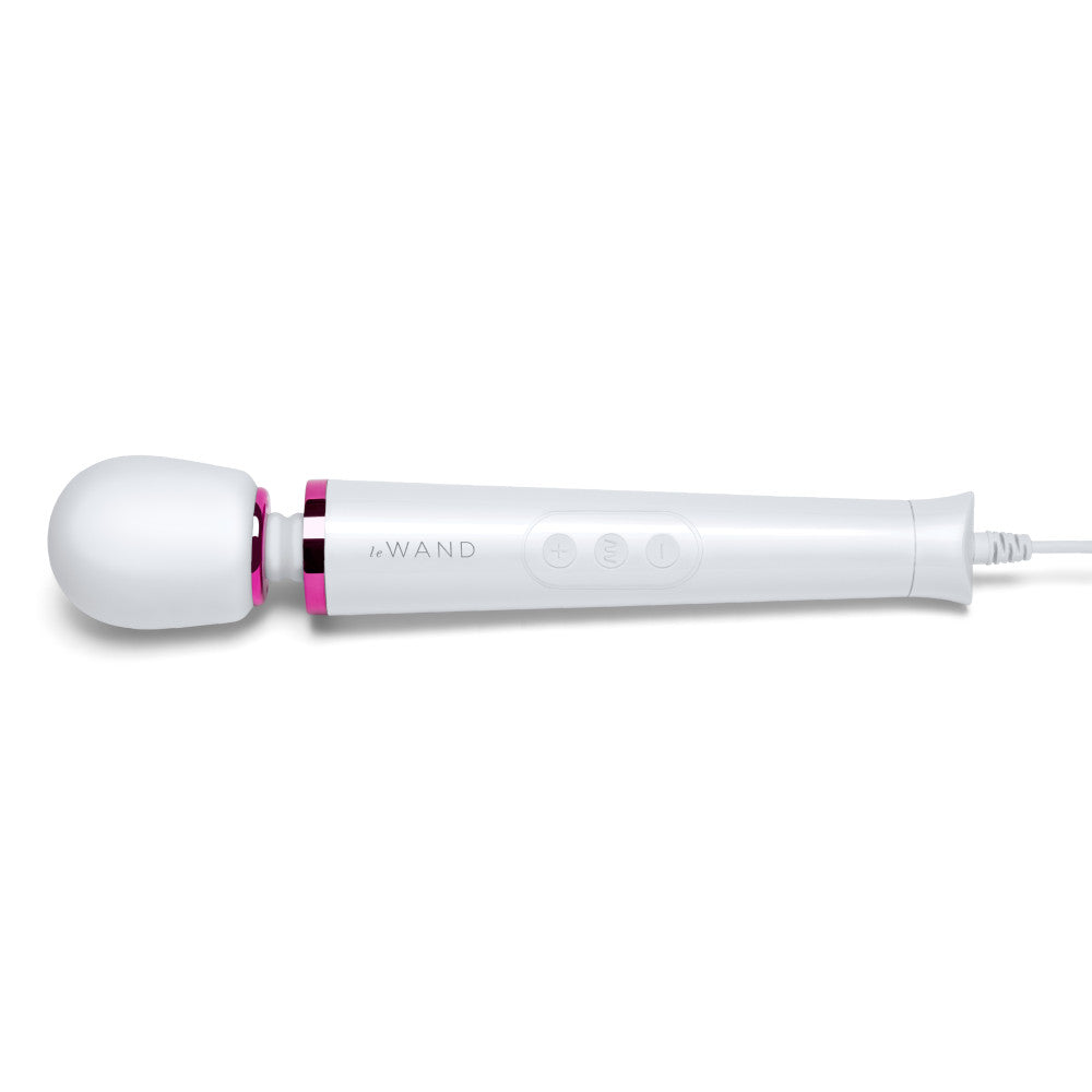 Le Wand Powerful Petite Plug-In Wand Vibrator - White