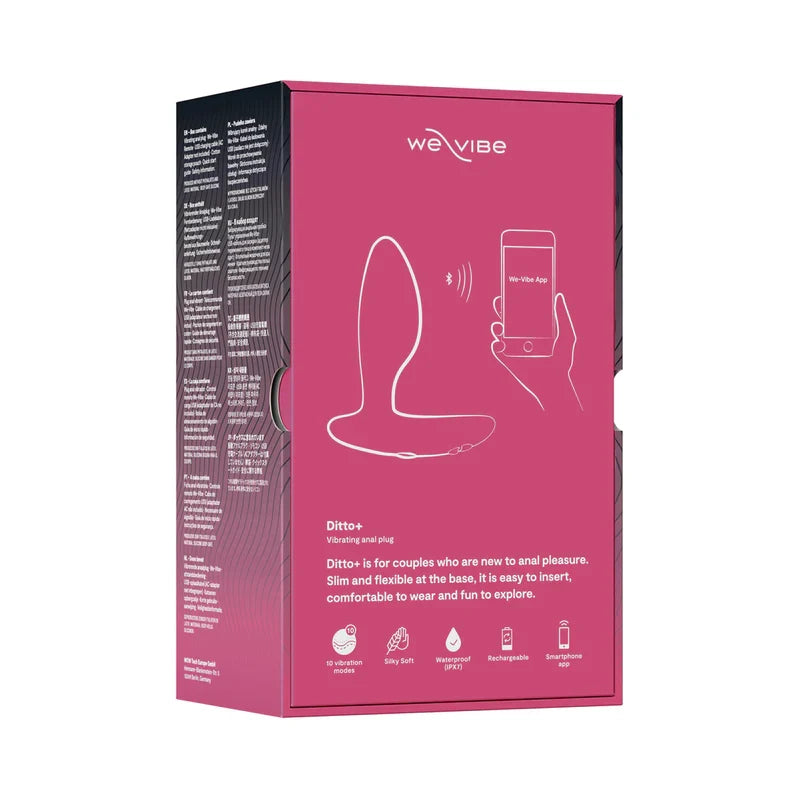 We-Vibe Ditto+ Vibrating Anal Plug