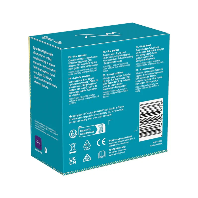 We-Vibe Sync Go Travel Vibrator