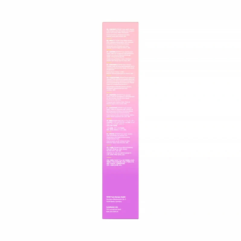 ROMP Pulse Air Pulse Rabbit Vibrator - Purple 3D