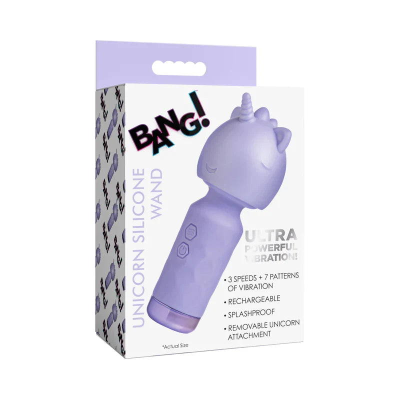 BANG! Unicorn Silicone Wand Vibrator