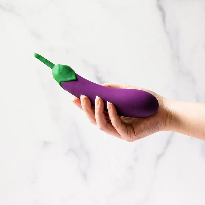 Emojibator XL Eggplant Vibrator
