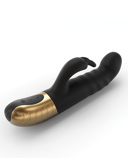 G-Stormer Thrusting G Spot Rabbit - Black/Gold