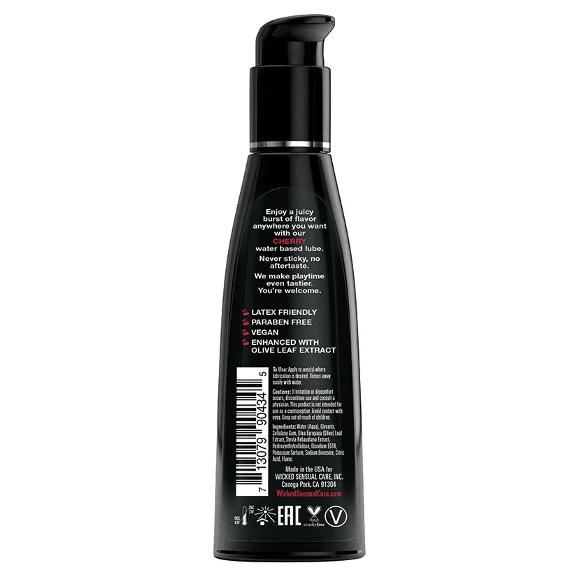 WICKED SENSUAL
Wicked Aqua Flavored Lube-Cherry 4oz