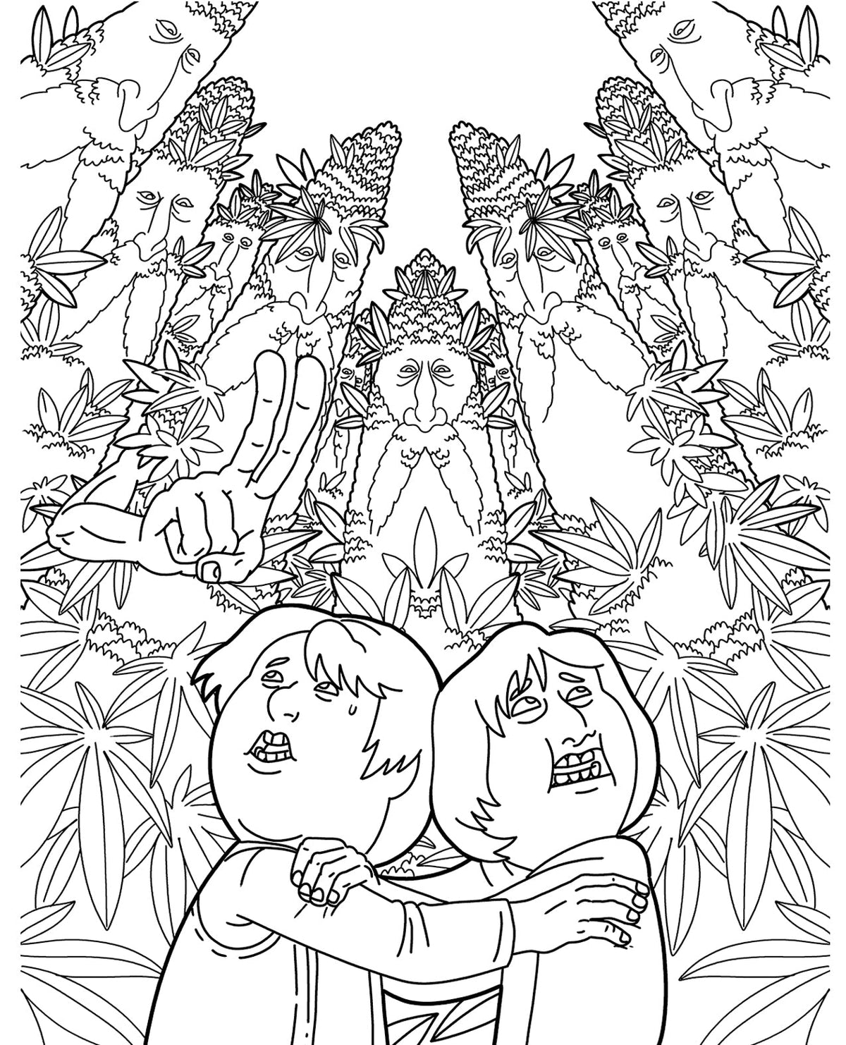 The Lord Of The Smoke Rings Coloring Book
