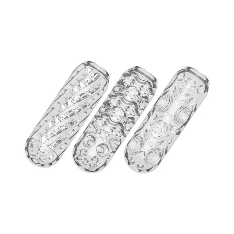 Adam & Eve Adam's Crystal Trio Textured Stroker Playset