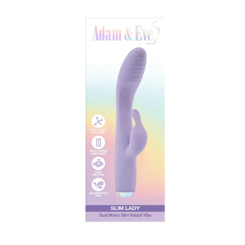 Adam & Eve Slim Lady Rabbit Vibrator