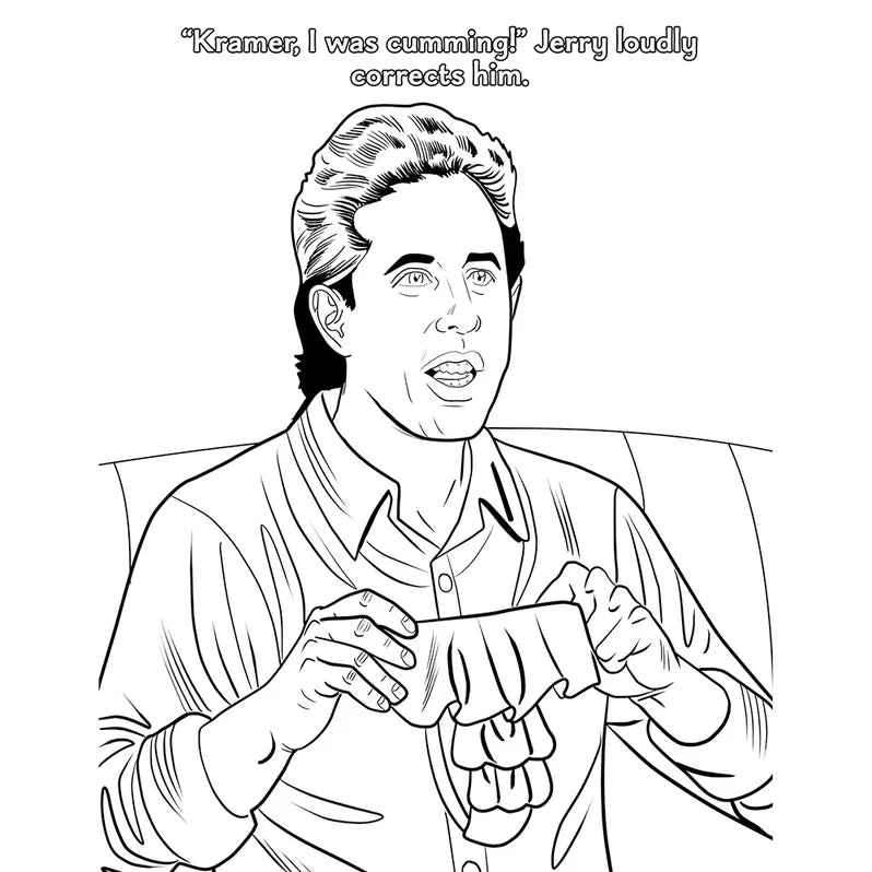 Sexfeld Porn Parody Coloring Book