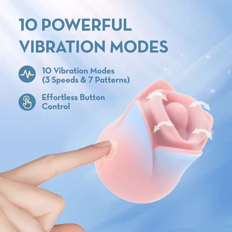 Blush Collection Kissing Rose Vibrator