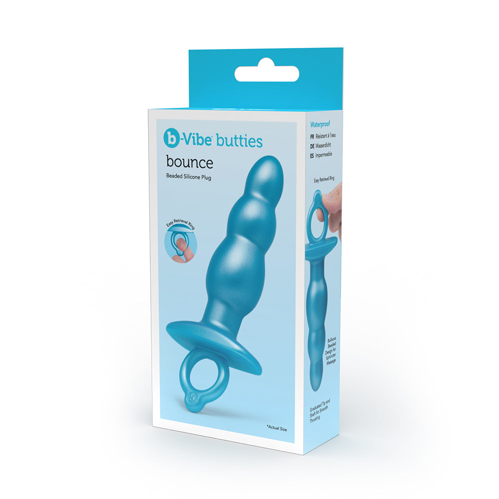 b-Vibe Butties Bounce Beaded Tapered Anal Plug
