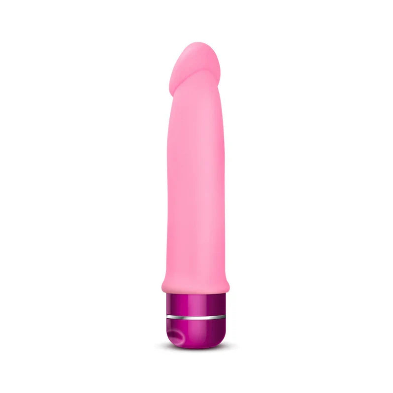 Luxe By Blush Purity Pink 7.5-Inch Vibrating Dildo