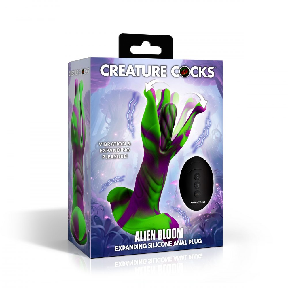 Creature Cocks Alien Bloom Expanding Silicone Anal Plug
