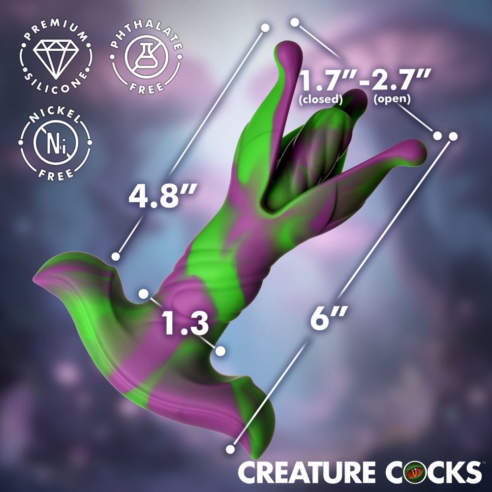 Creature Cocks Alien Bloom Expanding Silicone Anal Plug