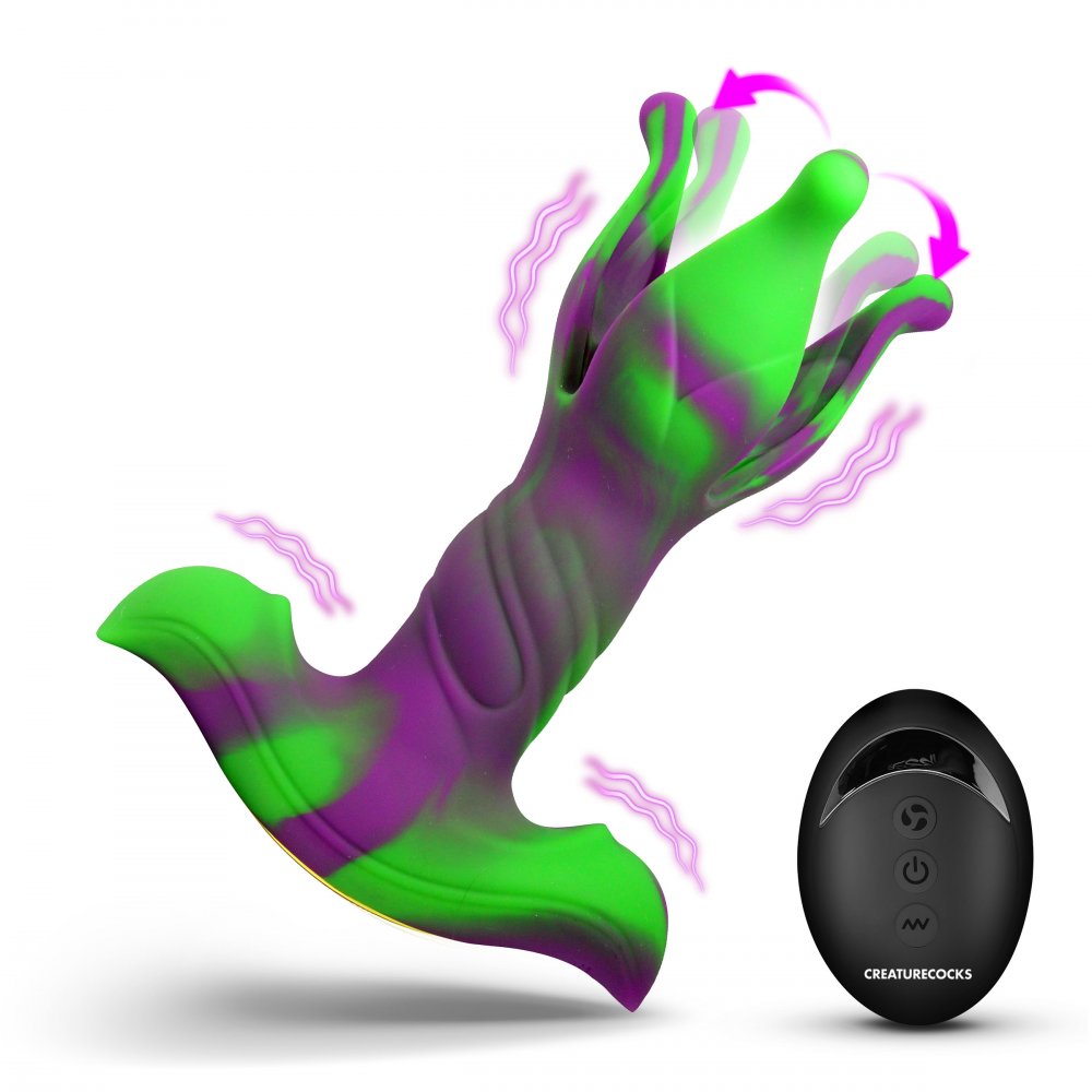 Creature Cocks Alien Bloom Expanding Silicone Anal Plug
