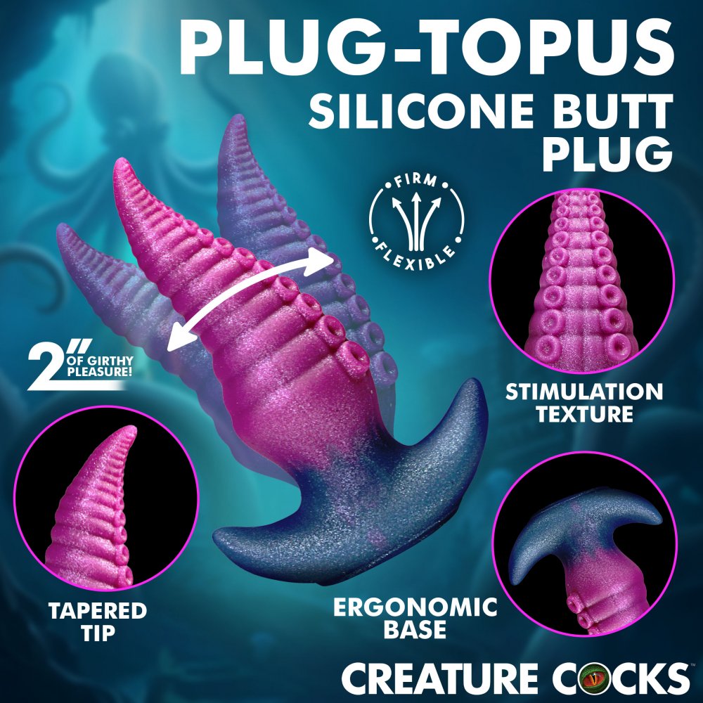 Creature Cocks Plug-Topus Silicone Butt Plug