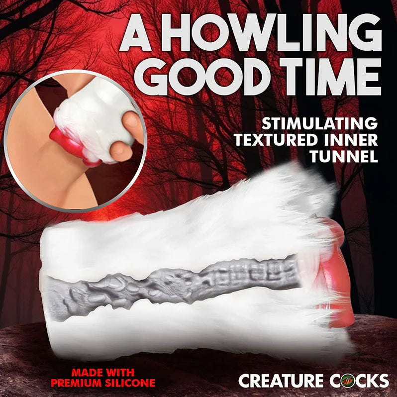 Creature Cocks Snow She-Wolf Silicone Stroker