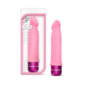 Luxe By Blush Purity Pink 7.5-Inch Vibrating Dildo