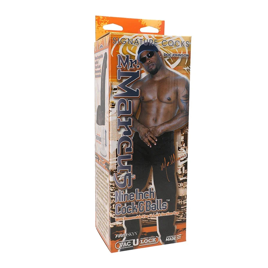 Signature Cocks Mr. Marcus 9 Inch Realistic Dildo with Balls