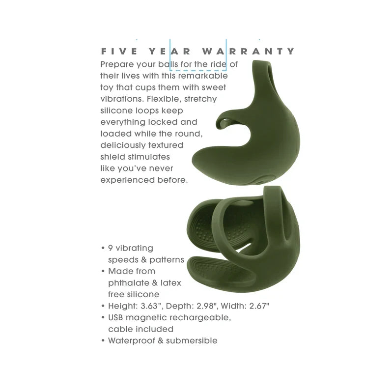 Zero Tolerance Nutty Buddy Ball Rocker Cock Ring Green