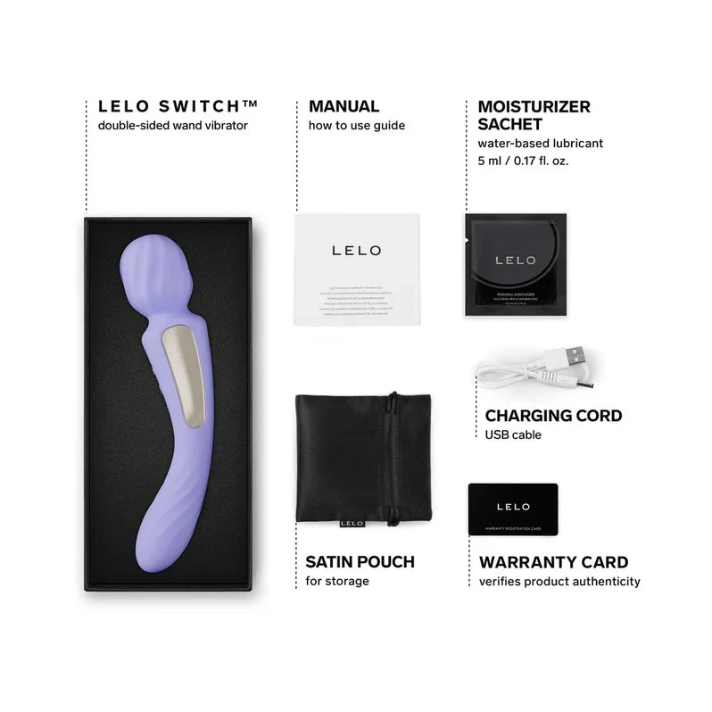 LELO Switch Double-Sided Wand Vibrator