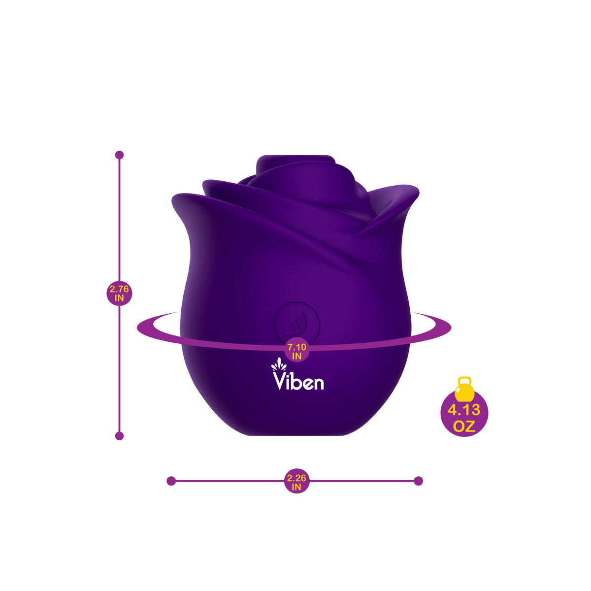 Viben Zen Rose Strong Clitoral Stimulator