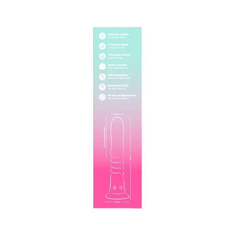 ROMP Jiggle Thrusting Dildo Vibrator